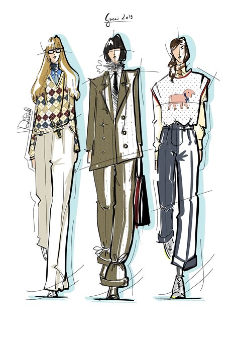 gucci fashion illustration|Fashion Illustration for Gucci .